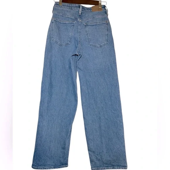 Madewell Wide Leg Curvy Perfect Vintage Jeans Womens 26 Medium Wash High Rise - Picture 4 of 9